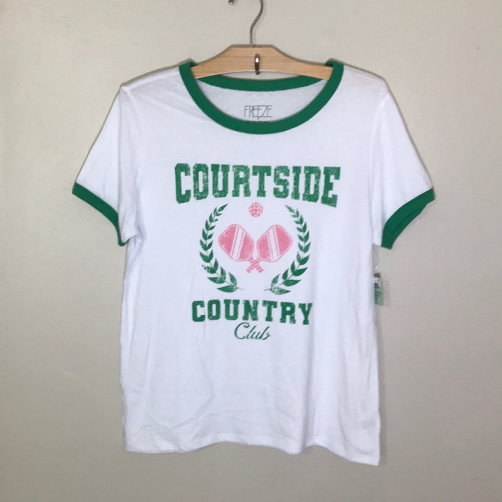 NEW Courtside Country Club Pickleball T-Shirt
